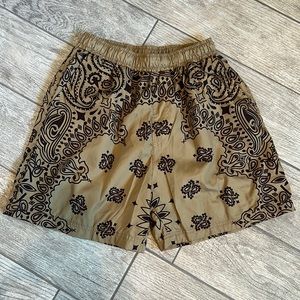 MNML paisley swim trunks SHORTS S